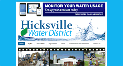 Desktop Screenshot of hicksvillewater.org