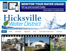 Tablet Screenshot of hicksvillewater.org